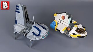 LEGO Phantom II & Sheathipede Shuttles all Minifig Scale!