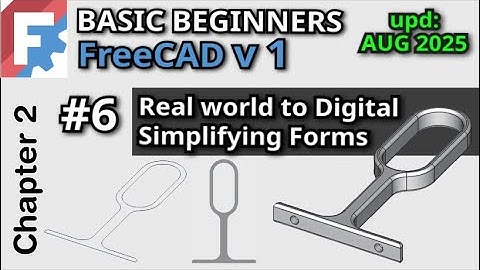 Hoe begin je met het modelleren van onderwerpen in FreeCAD | Basiscursus FreeCAD v1 voor beginner...