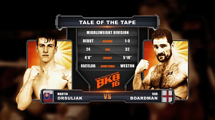 ROB BOARDMAN VS MARTIN ORSULIAK PRO BARE KNUCKLE B...