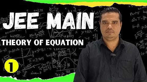 Theory of equations | jee main | cube roots of unity | jee 2025 |Hero of maths #theory_of_equations