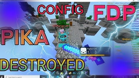 Best config on PikaNetwork | killaura and Velocity bypass | scaffold | Insane reach | FDP