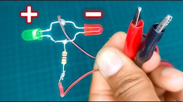 DIY Battery Polarity Tester At Home || Positive Negative Finder || Very Useful Device