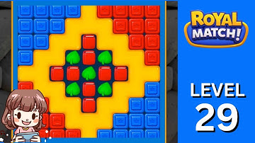 Royal Match Level 29 | Perfect Walkthrough Solution (⭐⭐⭐⭐⭐)