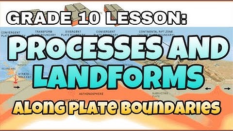 GRADE 10: PROCESSES AND LANDFORMS ALONG PLATE BOUNDARIES ft. SIR JULIUS RAQUEL I SDO CAUAYAN CITY