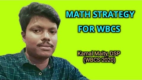MATH STRATEGY FOR WBCS | KAMAL MAITY DSP WBCS 2020 TOPPER INTERVIEW @likhetopodcastclips