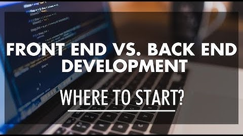frontend and backend developement