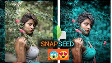 Snapseed Dark Blue Photo Editing Trick😱 || Snapseed Photo Editing #Dharamveer143k