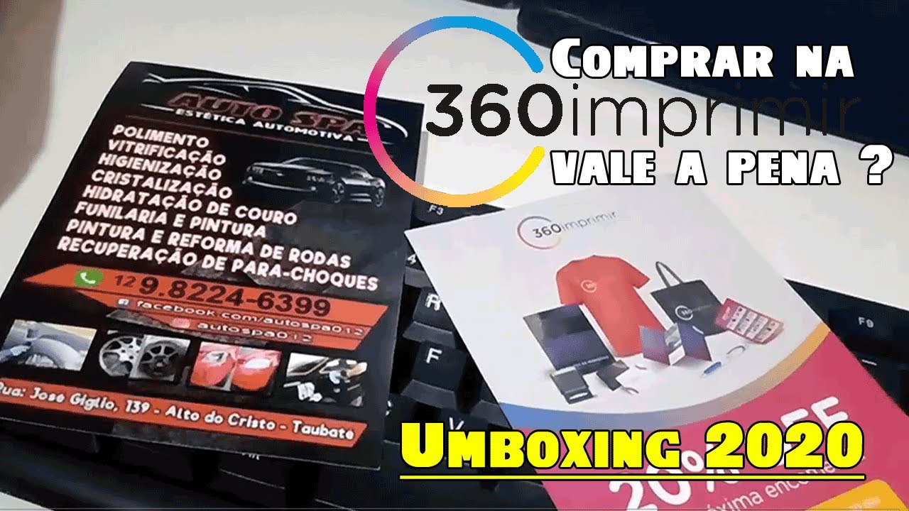 360 IMPRIMIR - VALE A PENA ? É CONFIÁVEL ? Umboxing 1° Compra !!! - YouTube