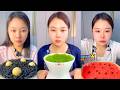 Caviar With Yellow Garnish and Colorful Roe Bowls ASMR