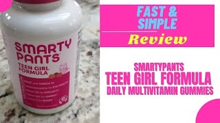 SmartyPants Teen Girl Formula, Daily Multivitamin Gummies Review