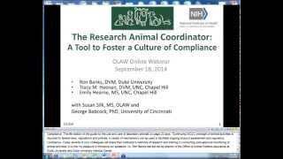OLAW Online Seminar - Oversight of Research Involving Wildlife