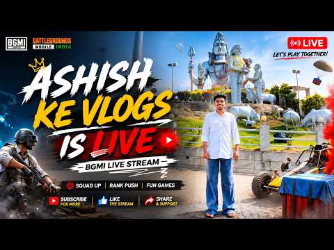 BGMI LIVE WITH | ASHISHKEVLOGS❤️ #bgmi #livestream