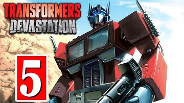 Transformers Devastation Walkthrough Part 5 Sentry Bot And Proudstar HD