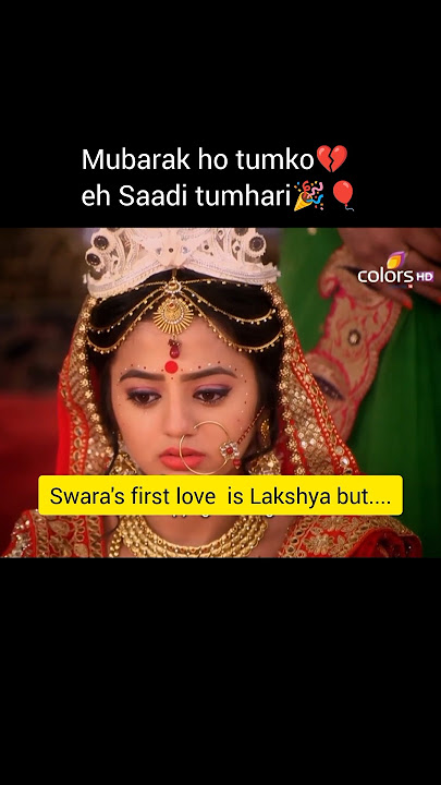 Swaragini_Swara's first love is Lakshya but marriages with Shanskar #shortvideo #youtubeshorts
