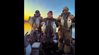 Preparing for wintertime crappie trip on Lake Cumberland