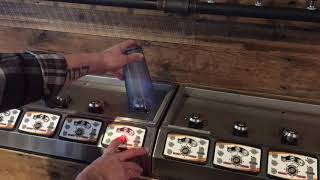 How to Purge a line of beer on a Bottoms Up Long Draw System for Maintence