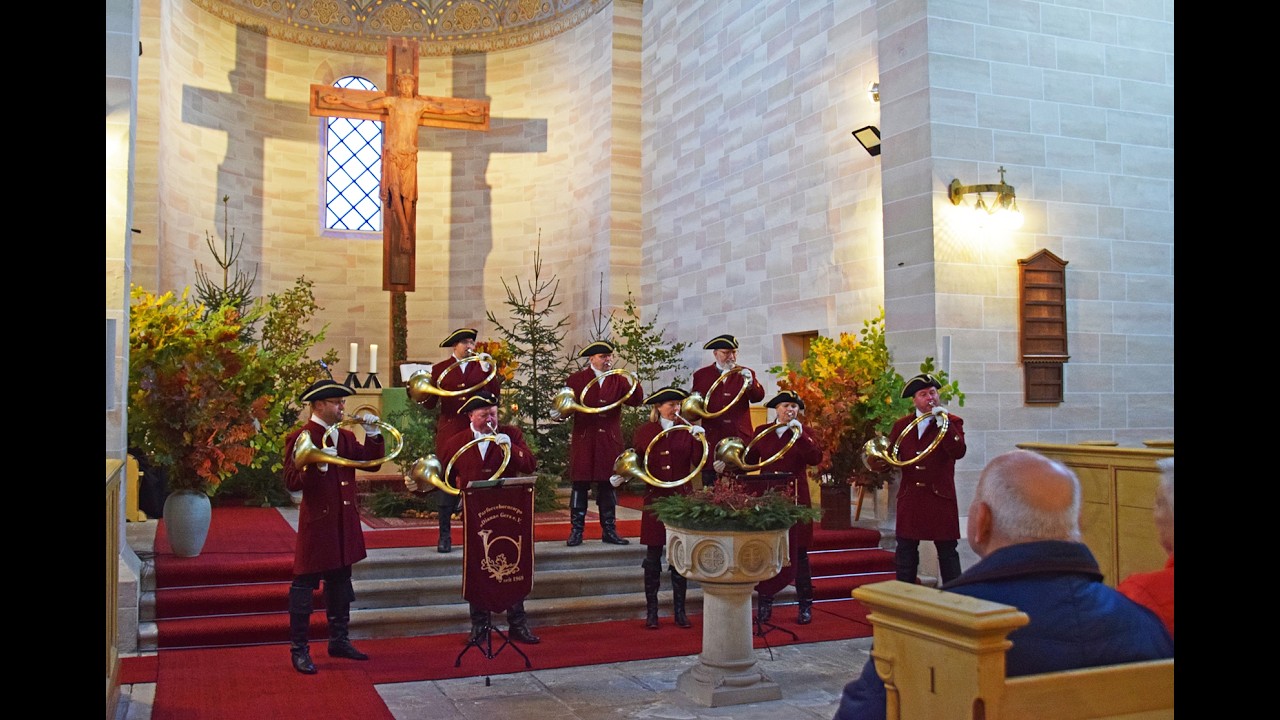 Hubertusmesse in der Klosterkirche Bad Klosterlausnitz am 20.10.2024