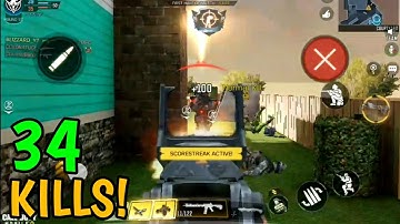 Call of duty mobile | 3 kills in one shot | Multiplayer gameplay | 34 kills