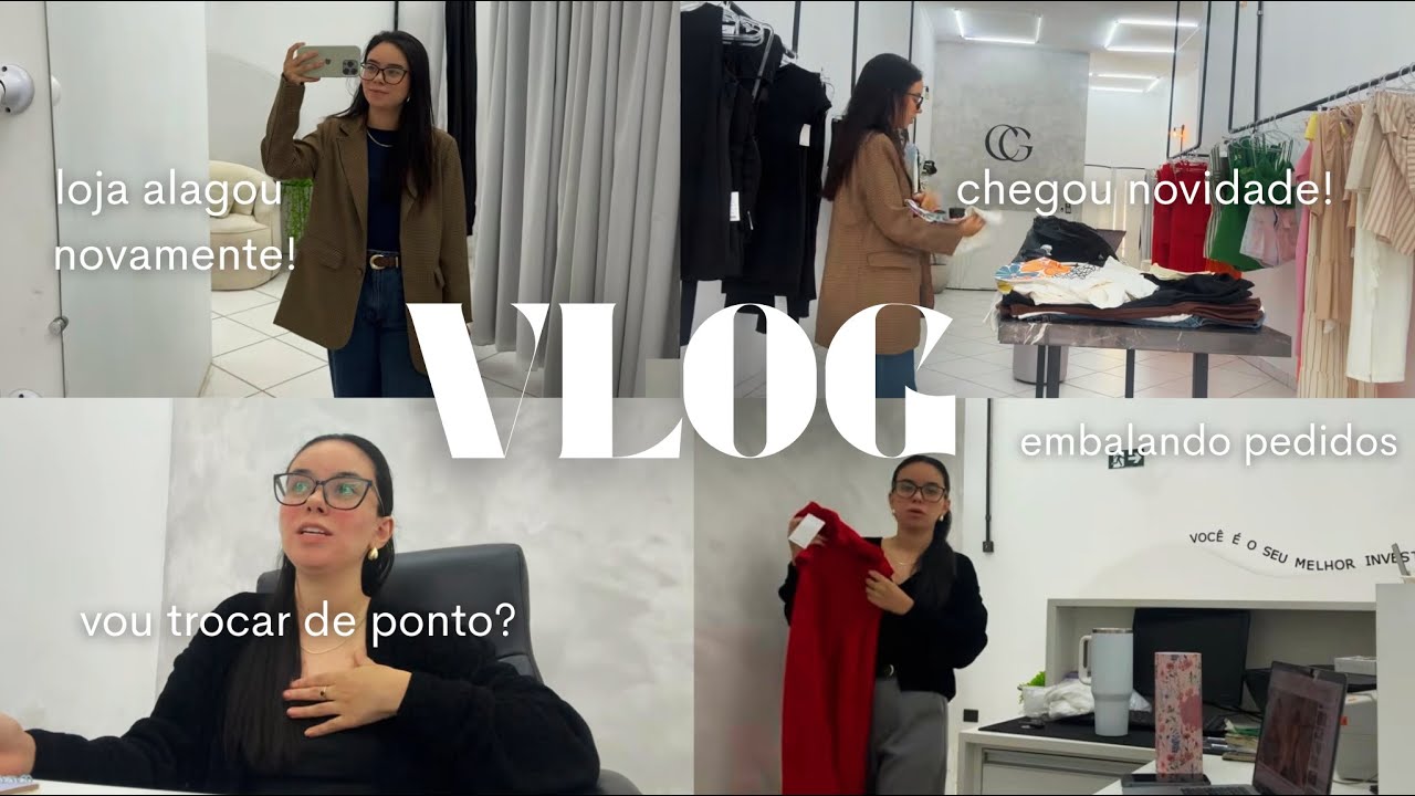 UMA SEMANA COMIGO na MINHA LOJA de ROUPAS!