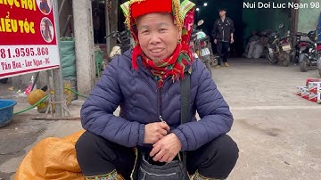 Chị Em Quẩy Phũ Tại Chợ Tình Đầu Xuân Lục Ngạn Bắc Giang l Núi Đồi Lục Ngạn