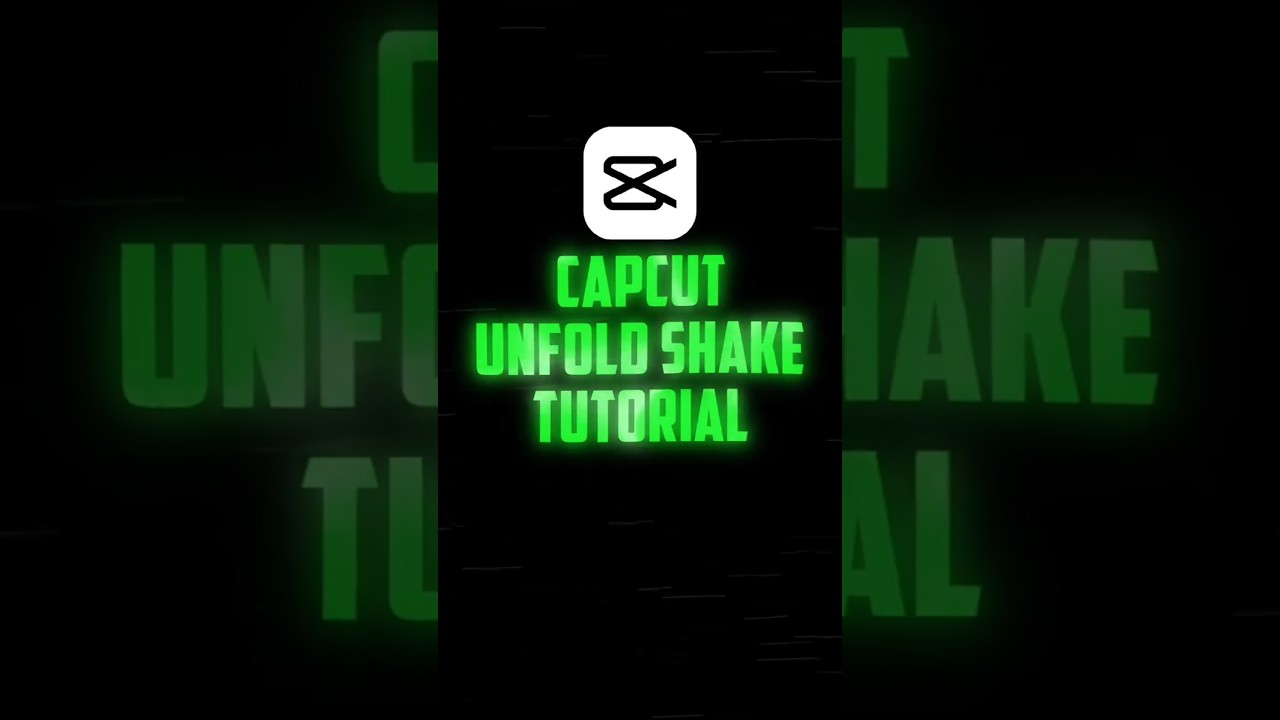 CAPCUT | UNFOLD SHAKE TUTORIAL 💀🔥 | #shorts #tutorial