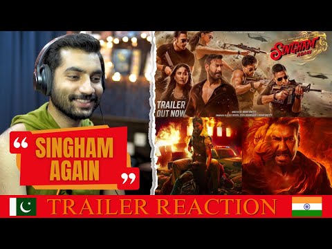 Pakistani Reaction 🇵🇰 -Singham Again | Official Trailer | A Rohit Shetty Cop Universe