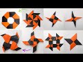 6 INCREIBLES ESTRELLAS NINJA - ORIGAMI SHURIKEN DE PAPEL