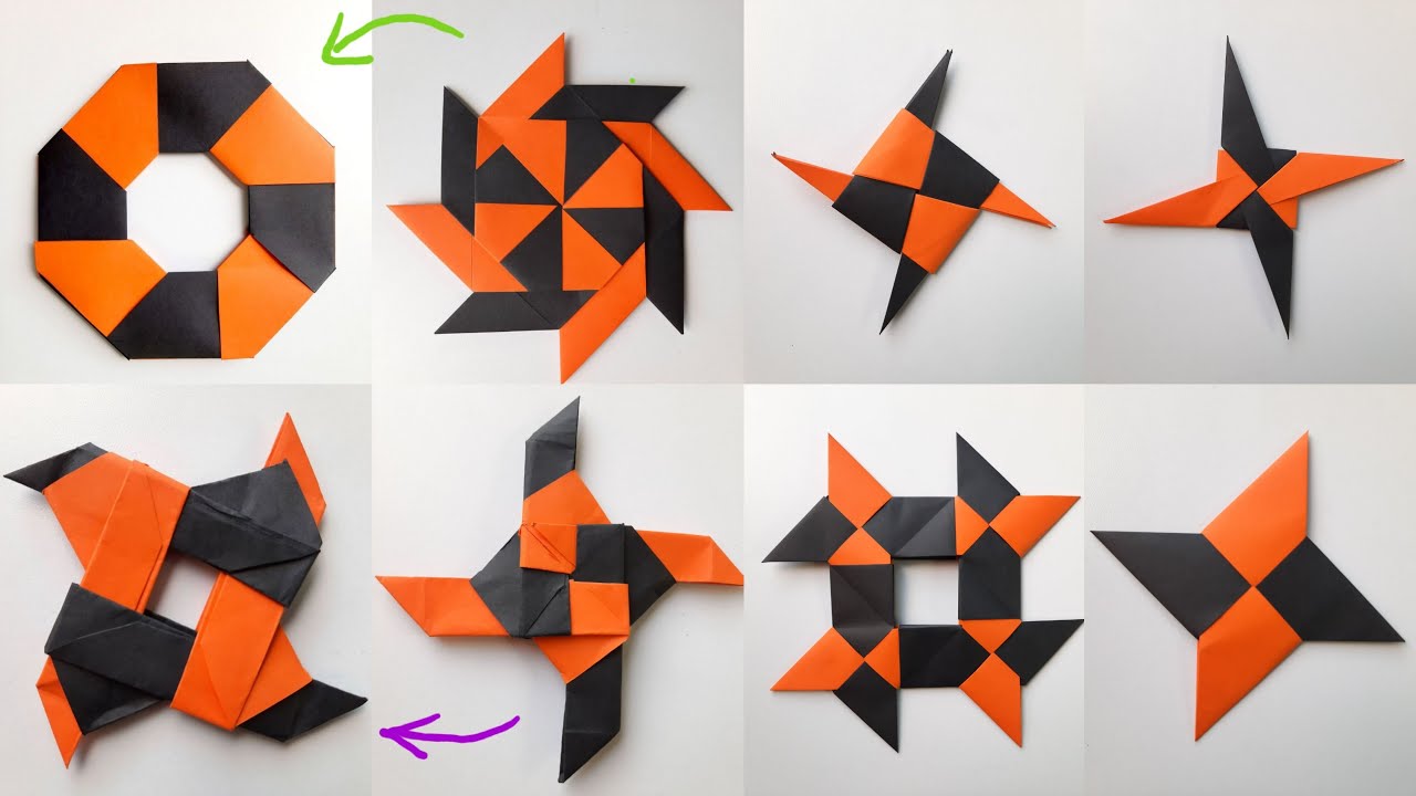 Shuriken de papel