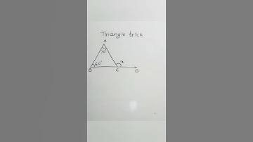 How do you do the triangle trick? | Triangle Trick | Class 7 CBSE | 2022
