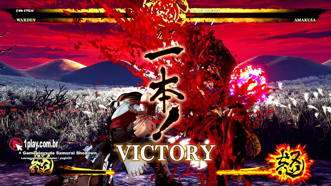 Samurai Shodown (2019)! Warden vs. Shiro Tokisada Amakusa in the Mikatagahara Field Stage!