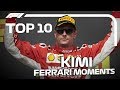 Top 10 Kimi Raikkonen Moments at Ferrari