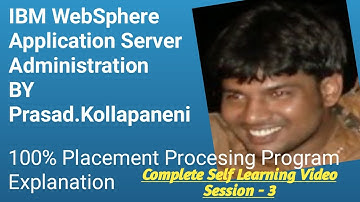 IBM Websphere Application Server Administration Session 3