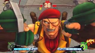 Ultra Street Fighter 4 - Rolento Ultra Combo 1 Patriot Sweeper