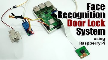 Face Recognition Door Lock Using OpenCV on Raspberry Pi | University Project