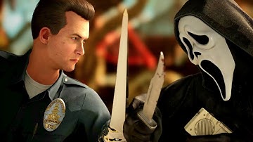 MK1 - T-1000 vs. Ghostface All Intro Dialogues