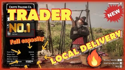 RDR2 Online - Trader Role - Full Capacity Delivery (500 $ cash)