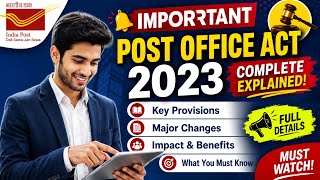 Post Office Act 2023 | Key Highlights & Complete Overview