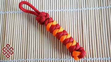How to Tie a Duo Snake Knot Paracord Key Fob Tutorial