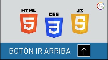 Botón ir arriba (Scroll to top button) con HTML5, CSS y JavaScript
