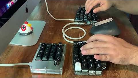 Sofle keyboard + Gateron Yellow + Drop MT3 White-on-Black (WOB) typing test