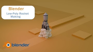How to Make a Low Poly Rocket Launch Animation in Blender Beginners Tutorial making