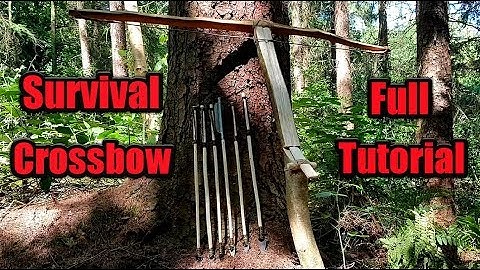 Survival Crossbow & Bolts ~ Full Tutorial