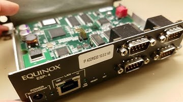 Equinox ESP-4 IP Address Change