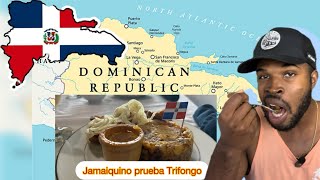 Jamaican tries Dominican Trifongo! Jamaiquino prueba Trifongo Dominicano 🇩🇴🇯🇲