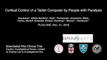 Brain-computer interface enables people with paralysis to control tablet devices