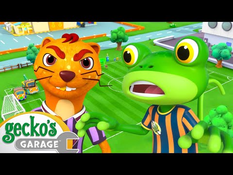 🛠️ Garage Cup Kick-Off! ⚽ | Gecko's Garage | Kids Road Trip! | Kids Songs and Stories