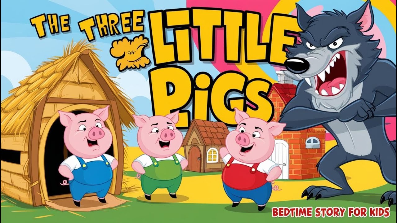 🐷🏠 The Three Little Pigs | A Bedtime Story for Kids | Fun Animated Tale ...