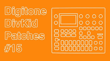 Elektron Digitone DivKid Patches 15 - Kick & 2 Synth Lines Randomly Pushing the Operator Engine