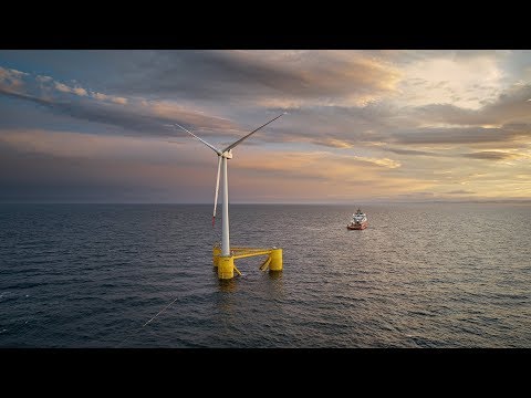 Floating Offshore Wind Turbine Installation - Kincardine project Scotland