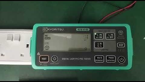 KEW 4140 LOOP/PFC/PSC Testers Repair & Calibration by Dynamics Circuit (S) Pte. Ltd.